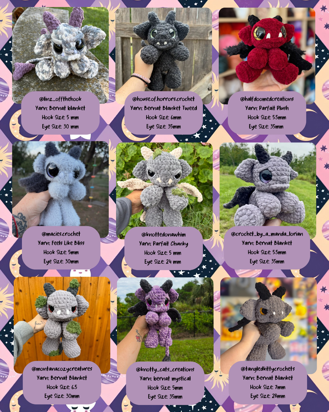 Hudson the Gargoyle PATTERN