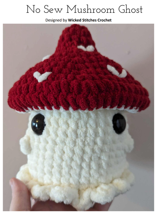 No Sew Mushroom Ghost PATTERN