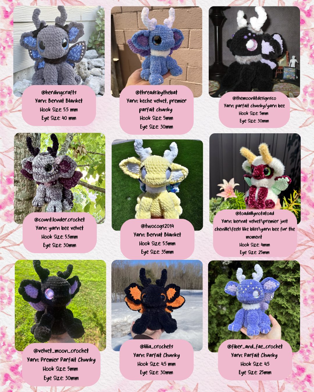 Hyacinth the Butterfly Dragon PATTERN
