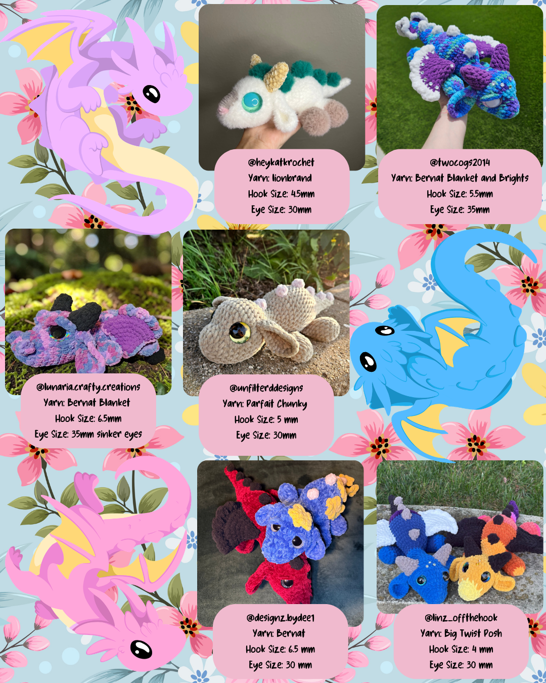 Amaura Dragon/Nessie PATTERN
