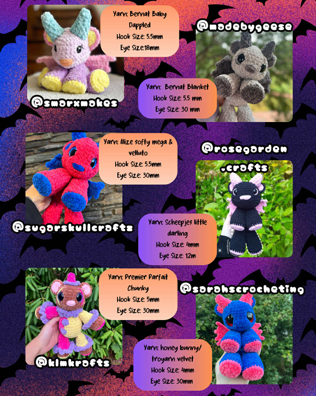 Grigore the Gargoyle Bear PATTERN