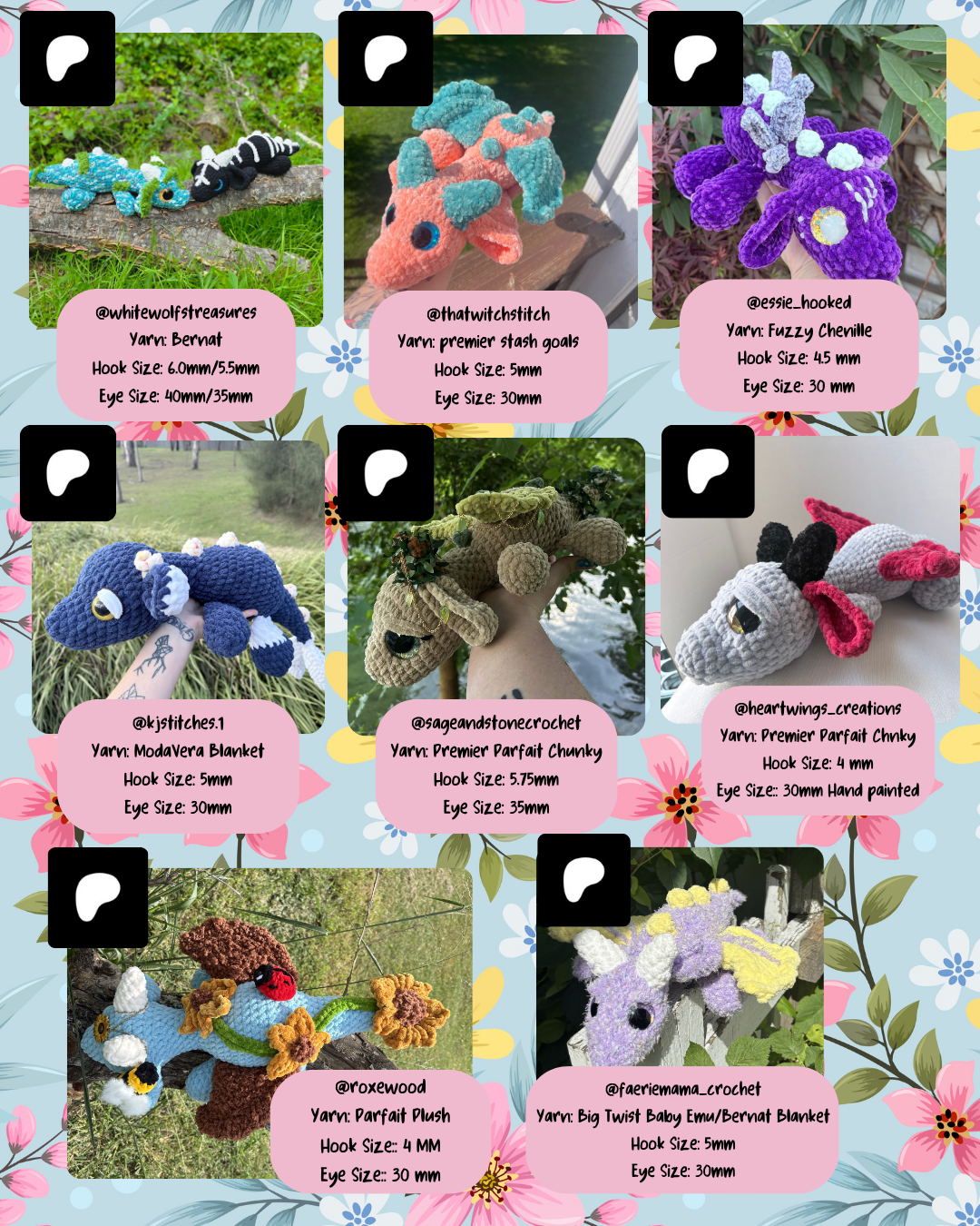Amaura Dragon/Nessie PATTERN