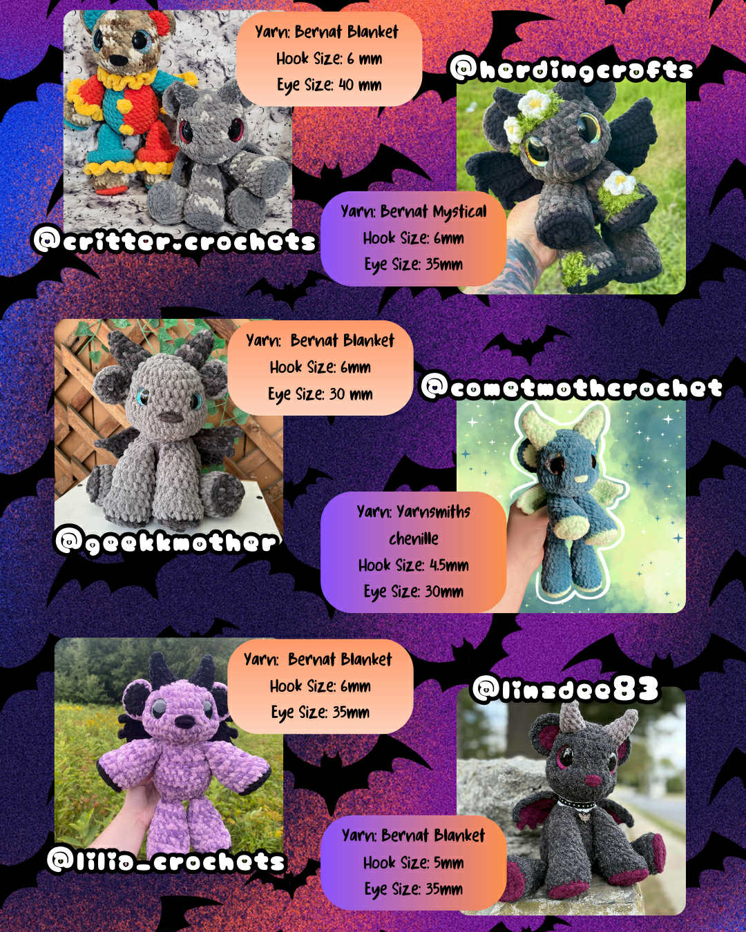 Grigore the Gargoyle Bear PATTERN