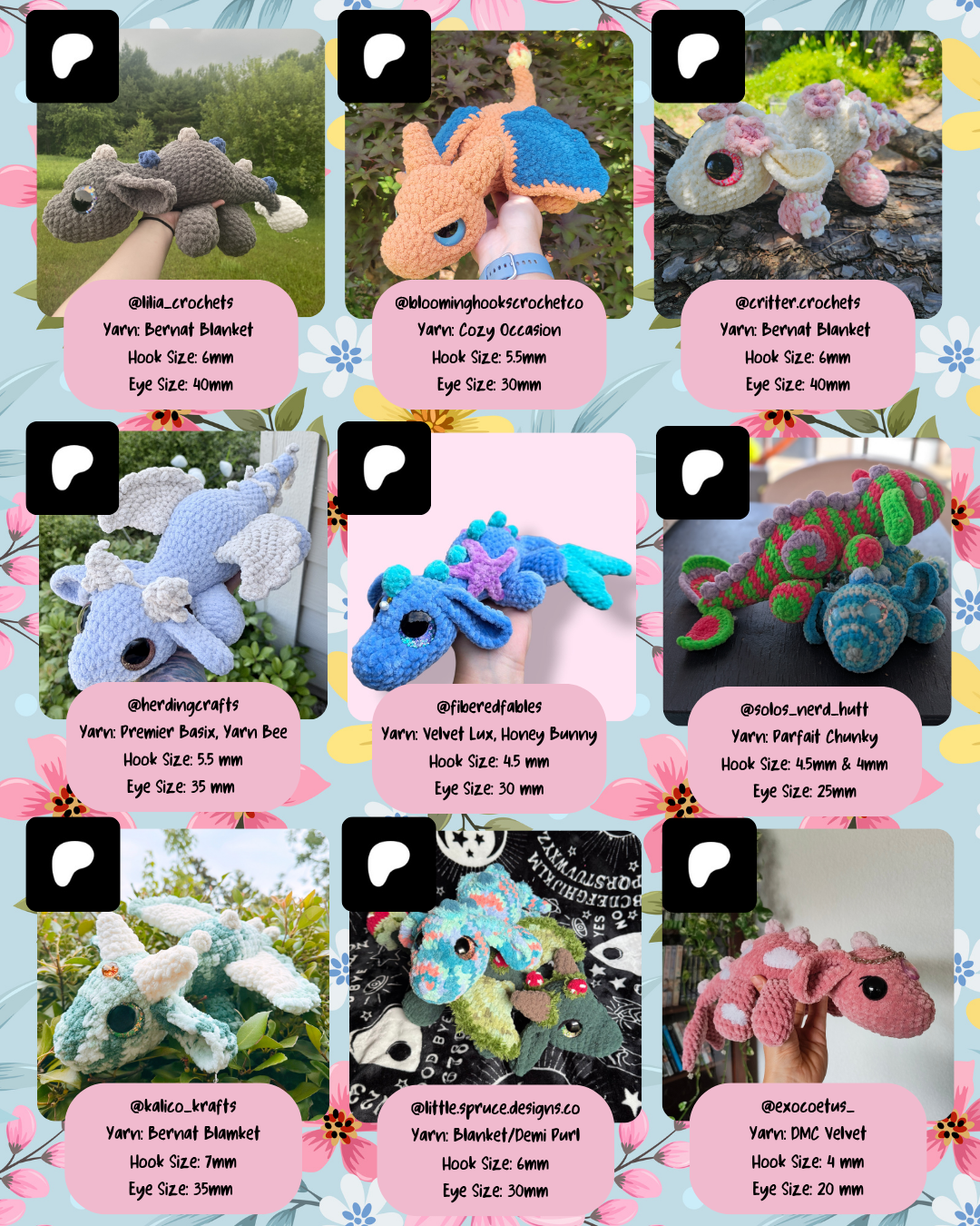 Amaura Dragon/Nessie PATTERN