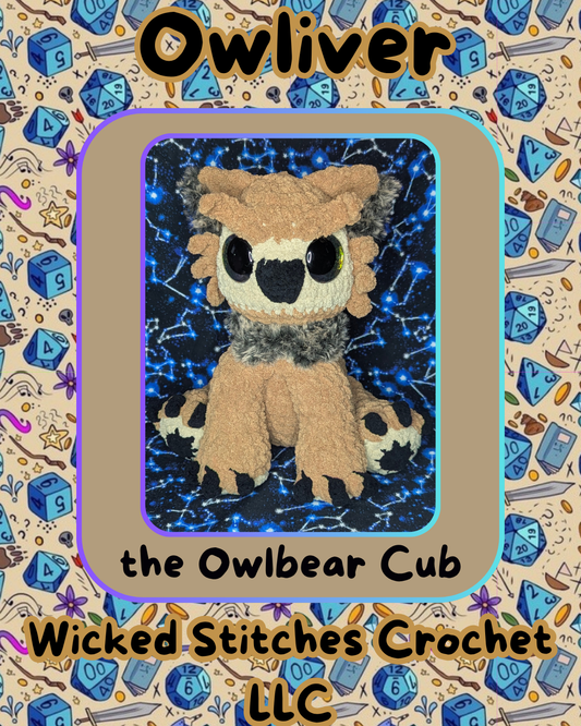 Owliver the Owlbear Cub PATTERN