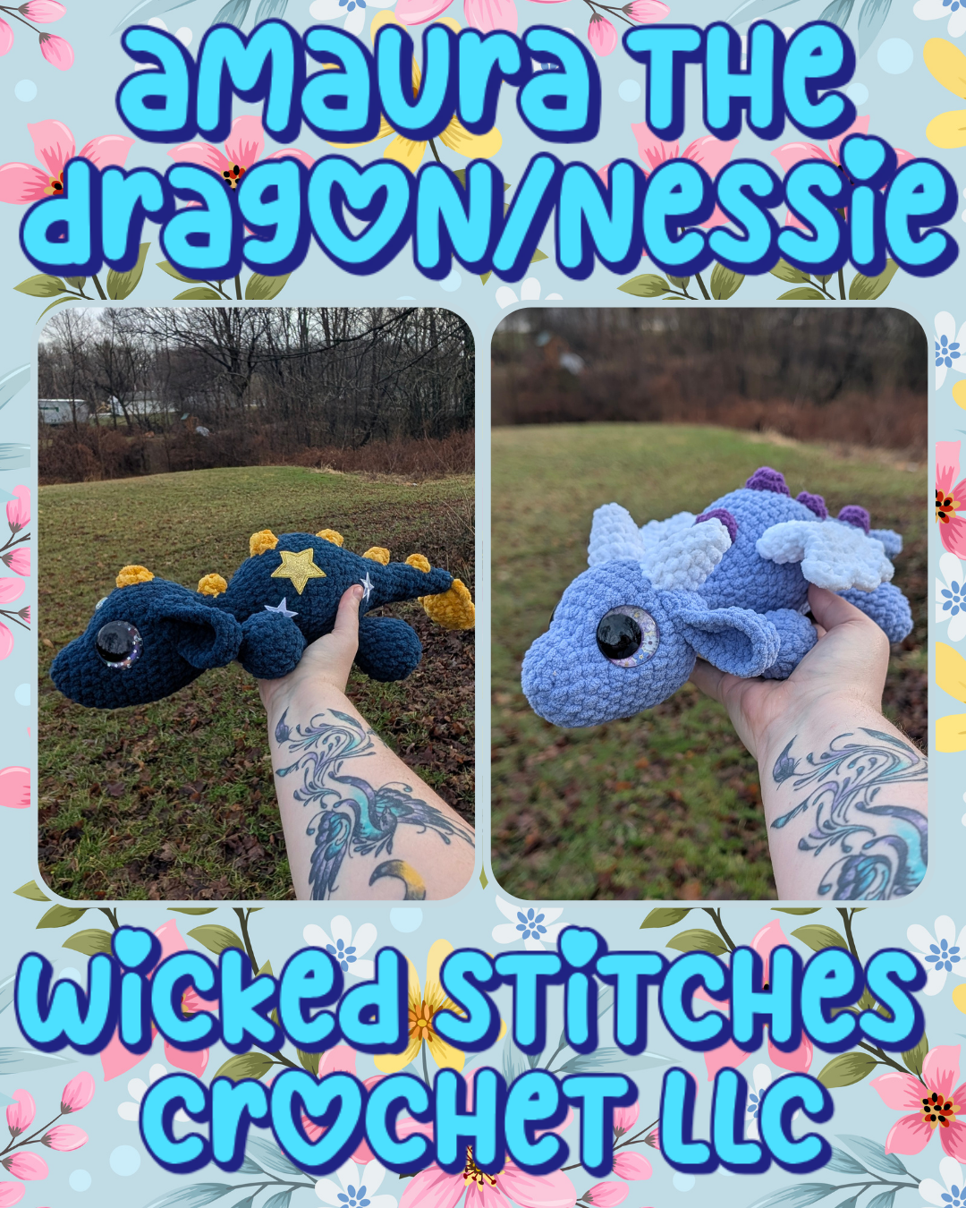 Amaura Dragon/Nessie PATTERN